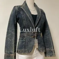 【訳あり新品タグ付き】　luxluft　ヴィンテージデニムジャケット　Gジャン