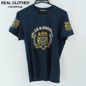 ☆DOLCE&GABBANA/ドルチェアンドガッバーナ ワッペン Tシャツ /48 /LPL