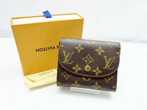 美品　Louis Vuitton　ルイヴィトン　モノグラム　ポルトフォイユ　アリアンヌ　三つ折り財布　コンパクト　フューシャ　M62036