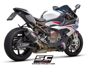 【国内在庫】SC-PROJECT SCプロジェクト SC1-S スリップオンサイレンサー ユーロ5 消音バッフル付 BMW S1000 RR 