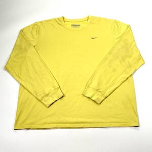 XL NIKE SPORTS TEE ナイキ Tシャツ 長袖 イエロー sw1005