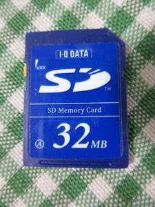 I-O DATA SDメモリーカード 32MB