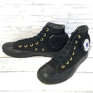 R7428bL CONVERSE コンバース ALL STAR オールスター MFS HI ハイカットスニーカー コーデュロイ ブラック レディース 23.5cm 1C925