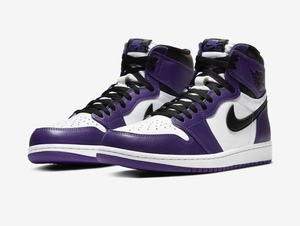 NIKE AIR JORDAN 1 HIGH OG court purple size 23 cm 黒タグ付 国内正規 即発送可 他多数出品中