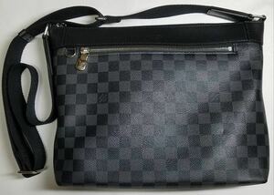 正規品極美品LOUIS VUITTON ルイヴィトン　ダミエ 本革バック 袋付き　ショルダー掛け