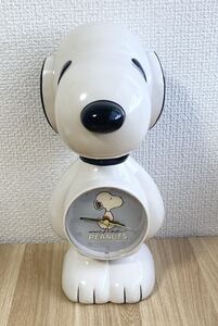 スヌーピー　SNOOPY　置時計　ジャンク品（目覚ましベル鳴りません）昭和レトロ