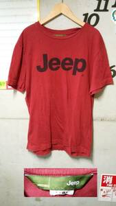 Jeep Tシャツ　L　ワイン　ジープ