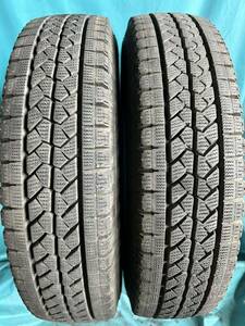 2021年製155R13LT 8PR バリ山！中古タイヤ2本セット　 BRIDGESTONE ブリザック　VL1