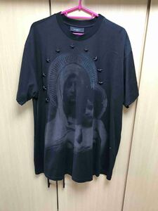 正規 13SS GIVENCHY ジバンシー ジバンシィ マリア スタッズ装飾 Tシャツ XS 13S 7310 651