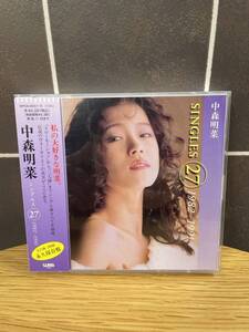 ☆2501 帯付き 中森明菜 シングルス27 WPC6-8057-8 2枚組 1994年 CD アイドル 再生未確認