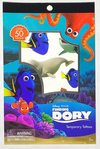 Disney (ディズニー) Finding Dory（ファインディング・ドリー）Dory（ドリー）Over 50 タトゥーシール【Temporary Tattoos】