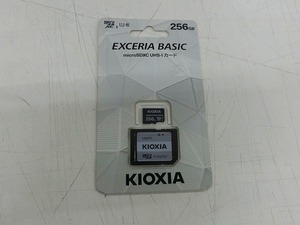 【未使用】 キオクシア KIOXIA ｍicroSDカード 256GB ブラック KCA-MC256GS