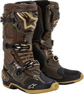 US 9 - ブラウン/ゴールド - ALPINESTARS アルパインスターズ 限定版 Squad 