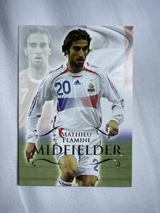 美品 futera UNIQUE2011 MIDFIELDER base CARD MATHIEU FLAMINI NO.076 フラミニ ACミラン フランス