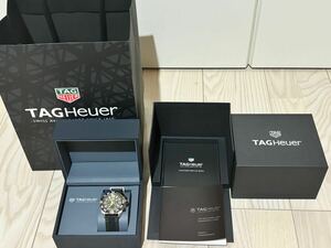 ☆新品未使用　2024年タグホイヤー日本正規店購入　2年保証付　クロノグラフ　formula1 TACHYMETRE☆TAGHeuer フォーミュラ1