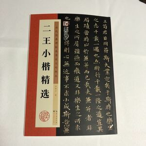 【歴代経典】 ニ王小楷精選 小楷書経典作 拡大対照 釈文付 技法説明付 希少美本