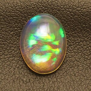 【SJ】新品 メキシコオパール 3.17ct 強ネオン斑 ジュエリールース AED115