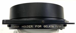 20620D☆ Canon HOLDER FOR GELATIN FILTER ゼラチンフィルターホルダー メタルフード 付 ♪配送方法＝ヤフネコ宅急便サイズ60cm♪