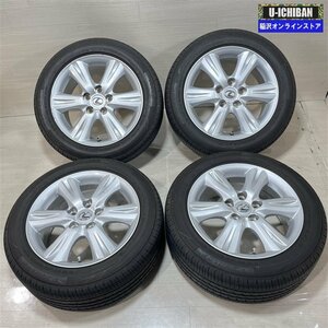 205/55R16 レクサスIS 等 レクサス 純正 7-16+45 5H114.3 ダンロップ ビューロVE303 16インチ 4本セット 009k