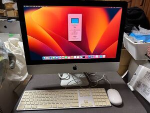 iMac Retina4K Corei5 macOS Ventura メモリ16GB fusion drive1.03TB 中古美品