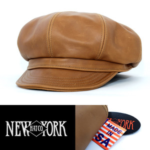 スピットファイヤ 帽子 ニューヨークハット NEW YORK HAT Vintage Leather Spitfire 本革 ラスト XLサイズ 9223-RUS USA 正規