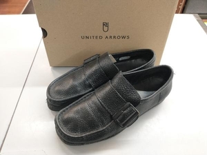 Clarks UNITED ARROWS Wallabee Monk クラークス ユナイテッドアローズ ワラビーモンク UK8 ブラック 店舗受取可