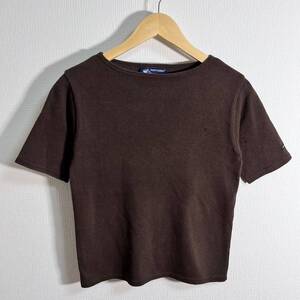 H9373FF SAINT JAMES セントジェームス サイズXXS 半袖 Tシャツ 半袖Tシャツ カットソー ブラウン レディース コットン100% フランス製