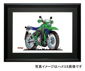 イラスト カワサキKMX125（緑）