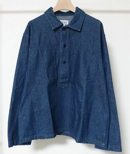 Engineered Garments エンジニアードガーメンツ WORKADAY Army Shirt 8oz Denim アーミー シャツ ジャケットS プルオーバー デニム