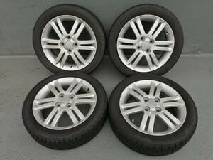 ダイハツ純正 15×4.5 +45 4H-100 15インチ 165/55R15 23年製＆20年製 4本セット タントムーヴアトレーハイゼットミラウェイクなど