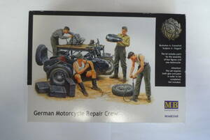 マスターボックス Master Box 3560 1/35 第二次世界大戦・ドイツ オートバイ整備兵 4体 ＋ BMW R75 サイドカー & アクセサリー