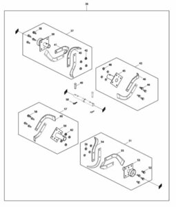 マキタ makita 36V 充電式耕うん機 MUK360DZ用ローターアッセンブリ 135516-7 農業 農家 農林 畑 はたけ 耕うん機 うね立て 除草