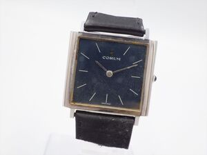 358354/①【1円スタート】CORUM コルム 稼動品 57155 スクエア メンズ 時計 手巻き ケース30mm