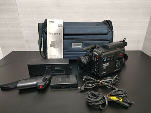 A243/ 【希少】National ナショナル AG-30C VHSコンパクトムービーカメラ ケース/充電器/取説/その他備品付き 【通電確認済み】