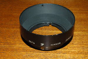 ★★Nikon Fマーク付きNikkor 50/1.4用スナップオンレンズフード　美品★★