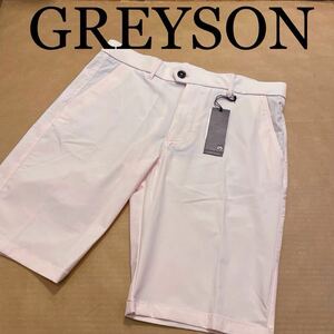 正規 新品 定価22100円 【メンズ 32インチ 82-84 ピンク】GREYSON RLX グレイソン モントークショーツ ショートパンツ ハーフパンツ ゴルフ