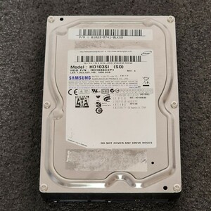 【送料無料】SAMSUNG HD103SI 1000GB/1TB 3.5インチ内蔵HDD 2010年製 フォーマット済み 正常品 PCパーツ 動作確認済