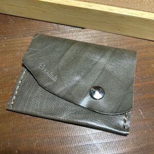 LEP レザー コインケース ハンドメイド 革 手縫い 107