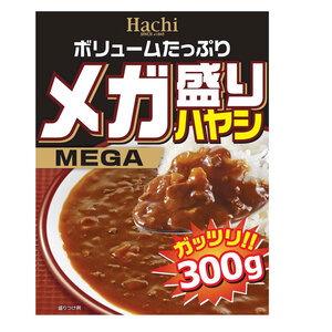 レトルトハヤシ メガ盛りハヤシ ハチ食品 ガッツリ！！300g/2603ｘ１食