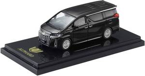 ＜新品＞ ホビージャパン トヨタ アルファード HYBRID 2.5S（H30W） TYPE GOLD　ブラック　1/64サイズ