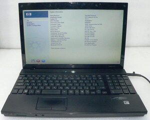 ジャンク HP ProBook 4515s (VG868AV) Sempron M100 2.0GHz 2GB 160GB DVD-ROM テンキー 15.6インチ ACアダプタ付属なし