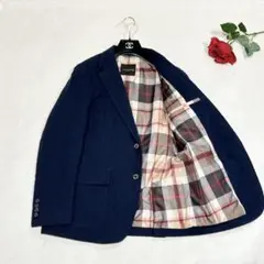 新品同様✨　マッキントッシュ　ロンドン　ウール　ジャケット　肉厚　ネイビー　M