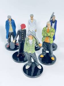 新品 【ギャングキング フィギュア6体セット】5体+シークレット1体 レア 岩倉圭二 柳内大樹 GANGKING SIX PACK FIGURE アニメ キャラクター