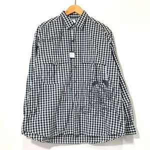 Porter Classic ROLL UP GINGHAM CHECK SHIRTロールアップリミテッド メンズ Sサイズ マルチカラー系 ポータークラシック トップス A2927◆