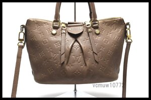 近年モデル希少美中古■LOUIS VUITTON モノグラムアンプラント マザリーヌPM レザー 2way ハンドバッグ ルイヴィトン■0926hu3462452