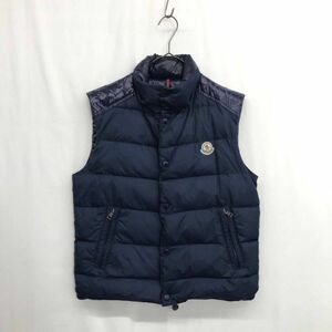 KZ7652★MONCLER : CHEVAL GILET★0★ネイビー系 国内正規品 モンクレール ダウンベスト