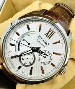 SEIKO　セイコー　腕時計　自動巻き　裏スケルトン　メンズ　6R21-00W0　稼働品　