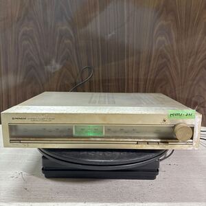 MYM1-321 激安 チューナー PIONEER F-2030 STEREO TUNER 通電OK 中古現状品 ※3回再出品で処分