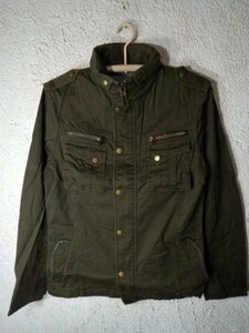 to5605　MK　MICHEL CLEIN　HOMME　ミッシェル　クラン　オム　ダブルジップ＋スナップボタン　ミリタリー　デザイン　ジャケット　人気