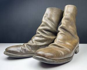 【GUIDI】バックジップ ブーツ 43ドンキーレザー グイディ